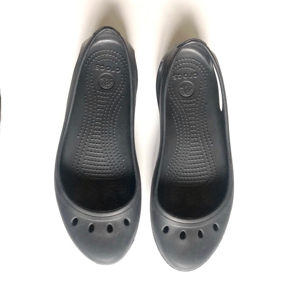 CROCS Shoes - Like New! CROCS Black Kadee Ballet Flats